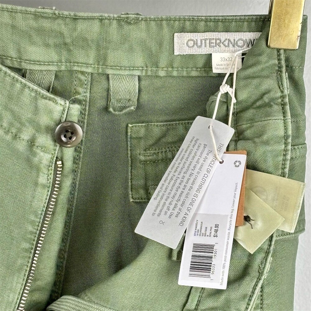 Outerknown Olive Green Cargo Pants